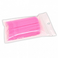 Микробраши 2 мм розовые в пакете